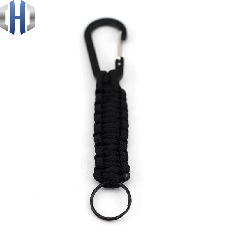 1PC Outdoor Survival Kit Parachute Cord Keychain