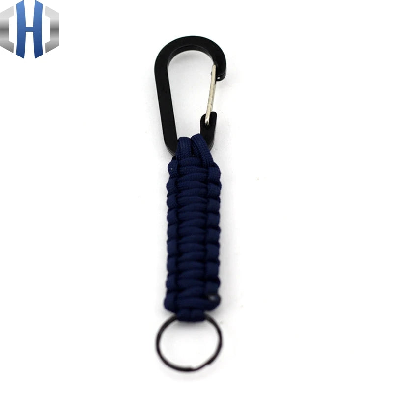 1PC Outdoor Survival Kit Parachute Cord Keychain