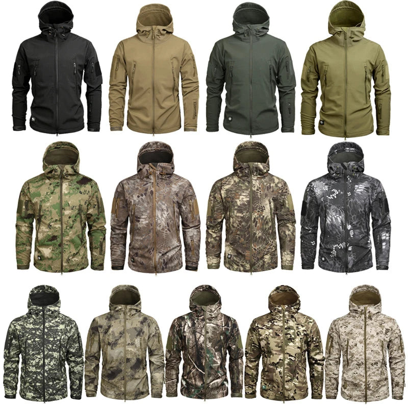 Camouflage Fleece Tactical Jacket