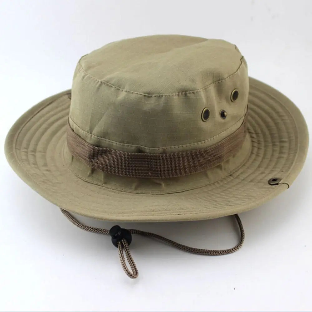 Military Camo Wide  Hat