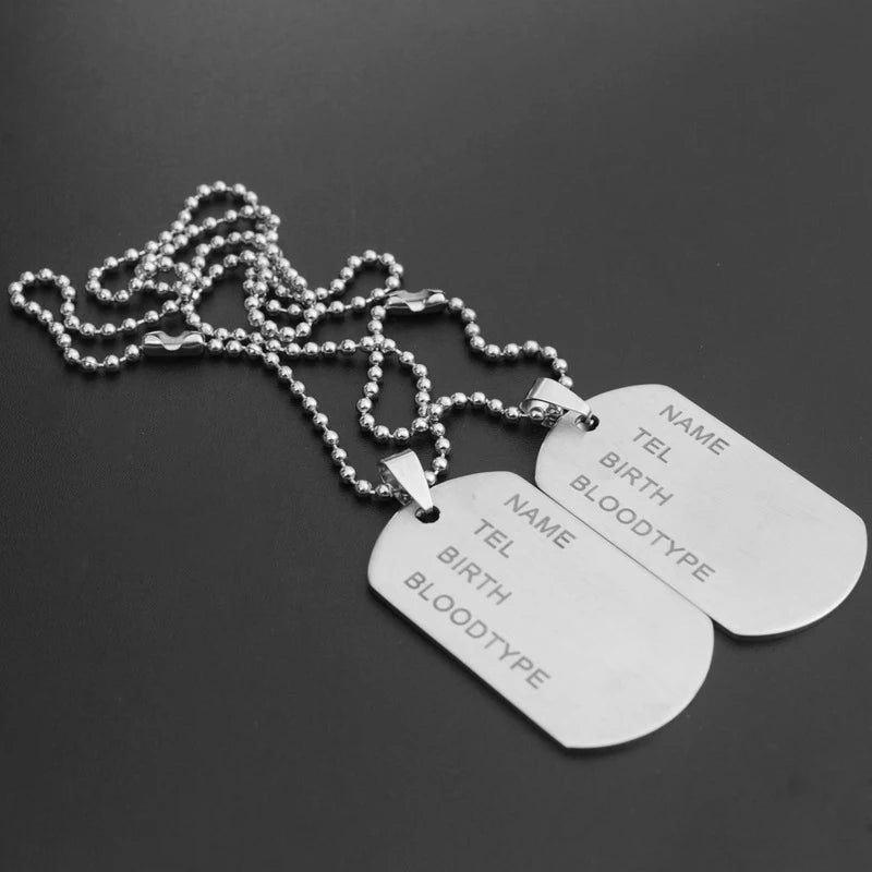 Military ID Tag Badge