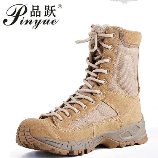 Army Combat Tactical Leather Boots