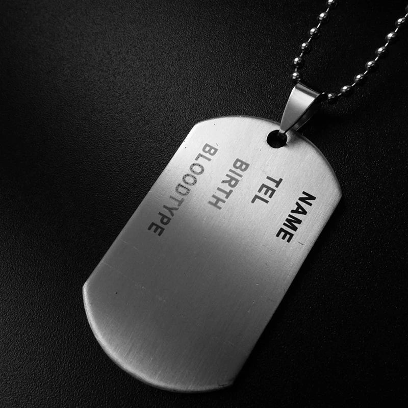 Military ID Tag Badge