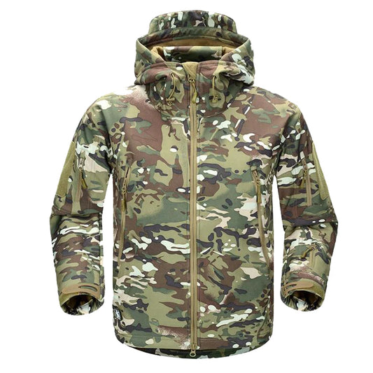 Men's Winter Military Camouflage Fleece Jacket