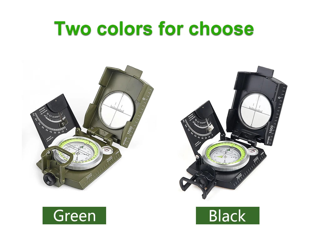 Multifunctional All Metal Military  Compass