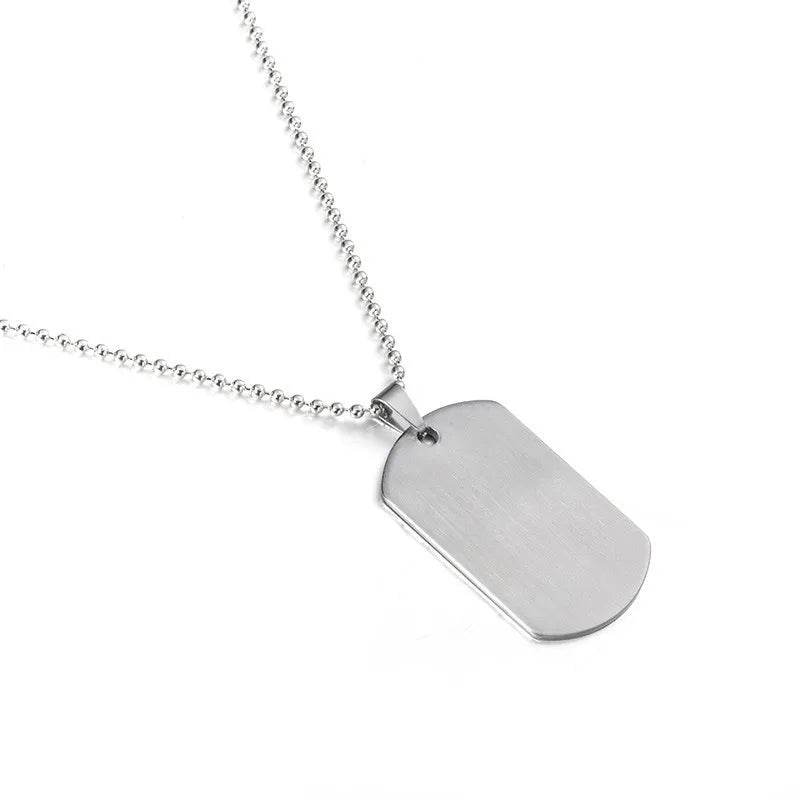 Army Engraving ID Necklace & Pendants