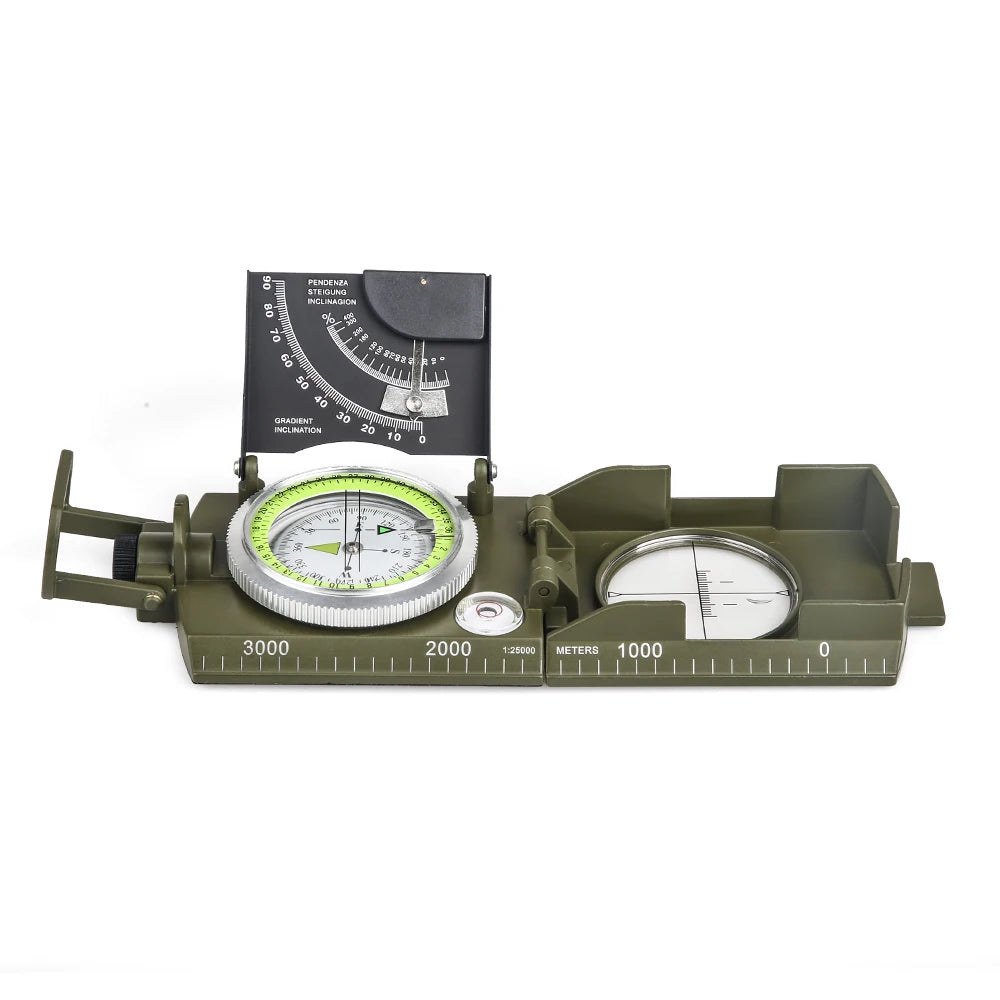 Multifunctional All Metal Military  Compass