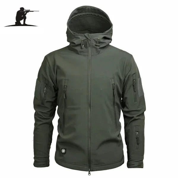 Men's Military Camouflage Fleece Jacket