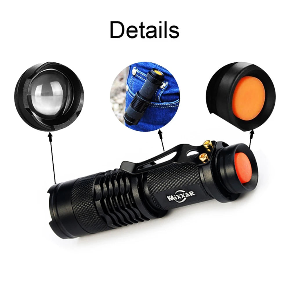 Led 3000LM Portable Military Flashlight