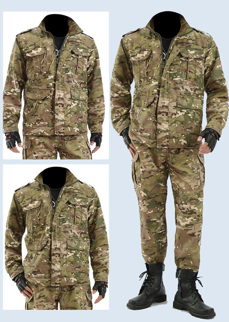 Soft and Thin Outdoor Camouflage Suit