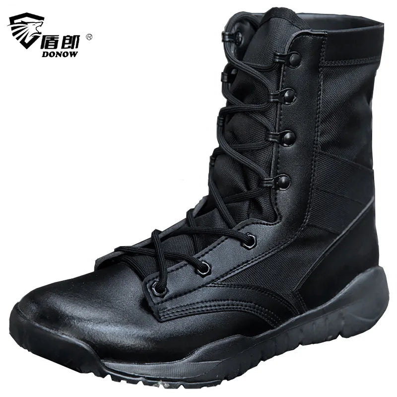 Lightweight Military Black Boots