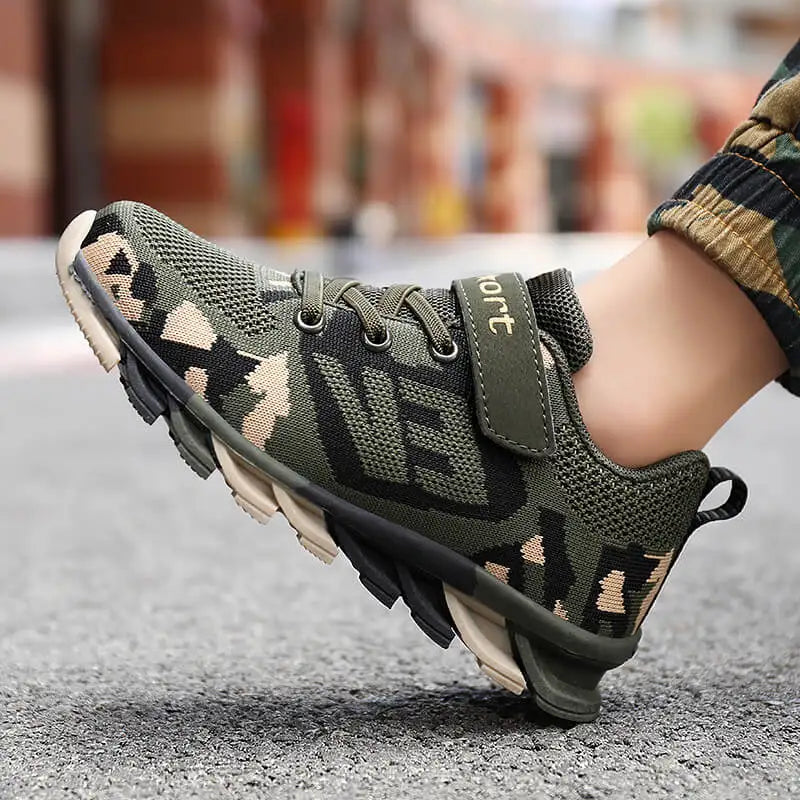 Children Boys Outdoor Camouflage Sneakers