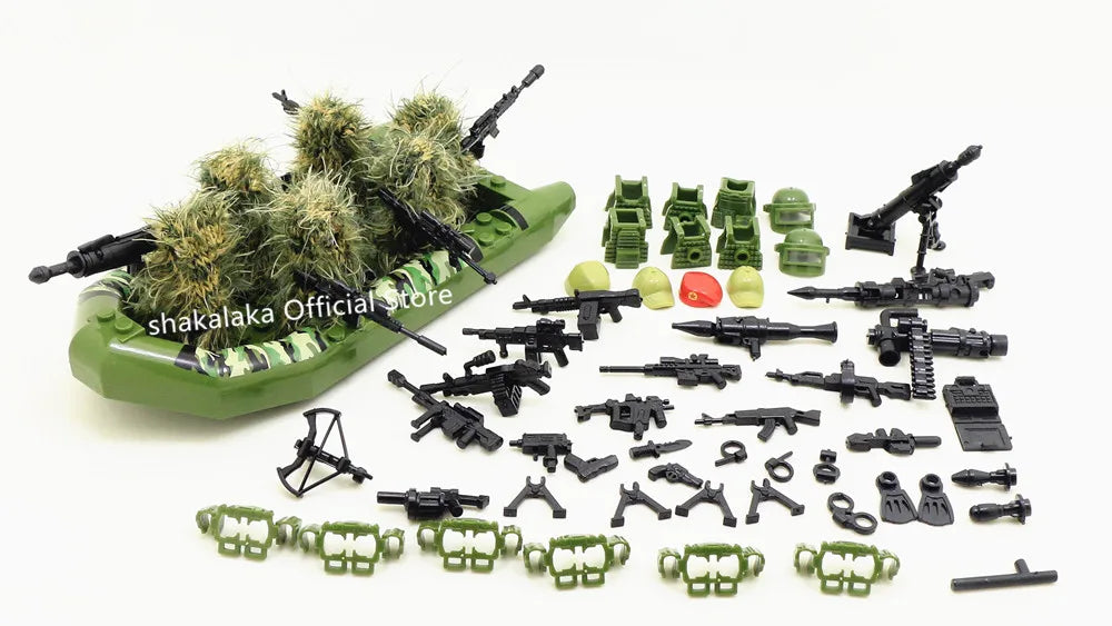 6pcs Army Special Forces Soldier Figure Toys