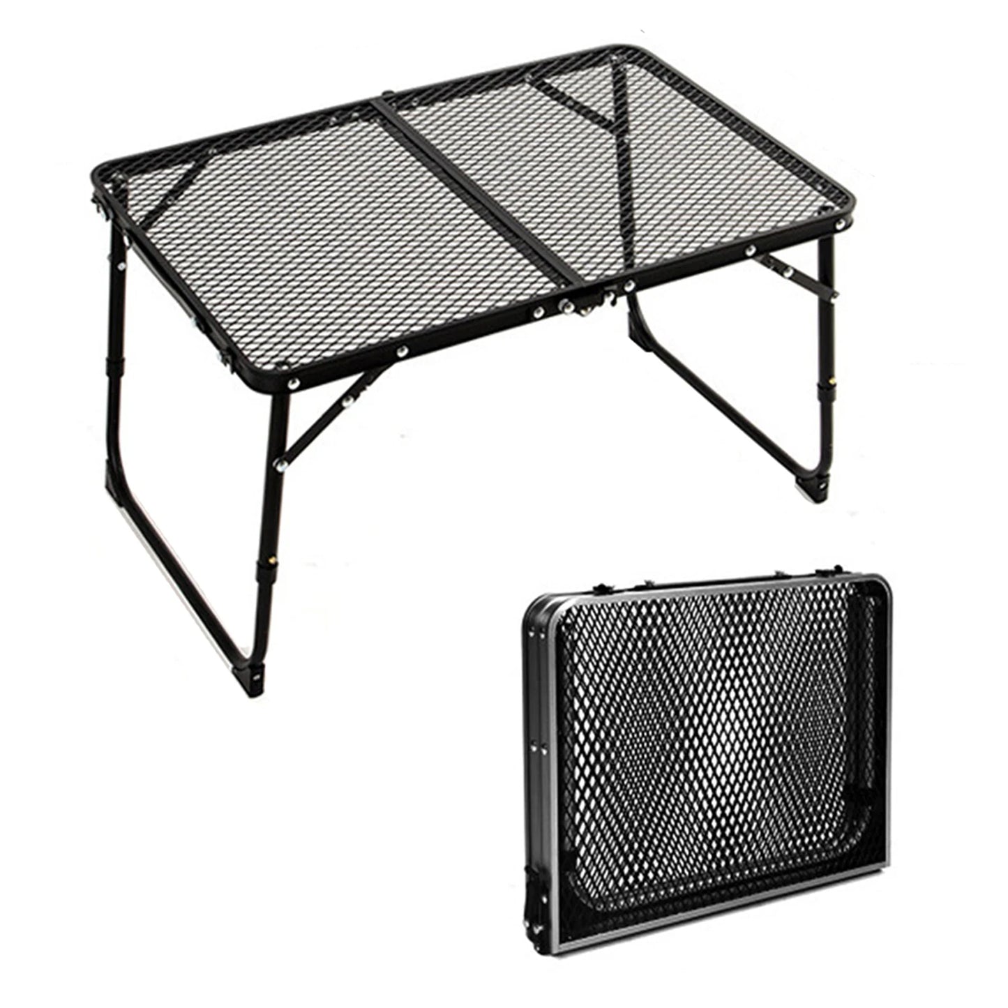 Iron Mesh Folding Table