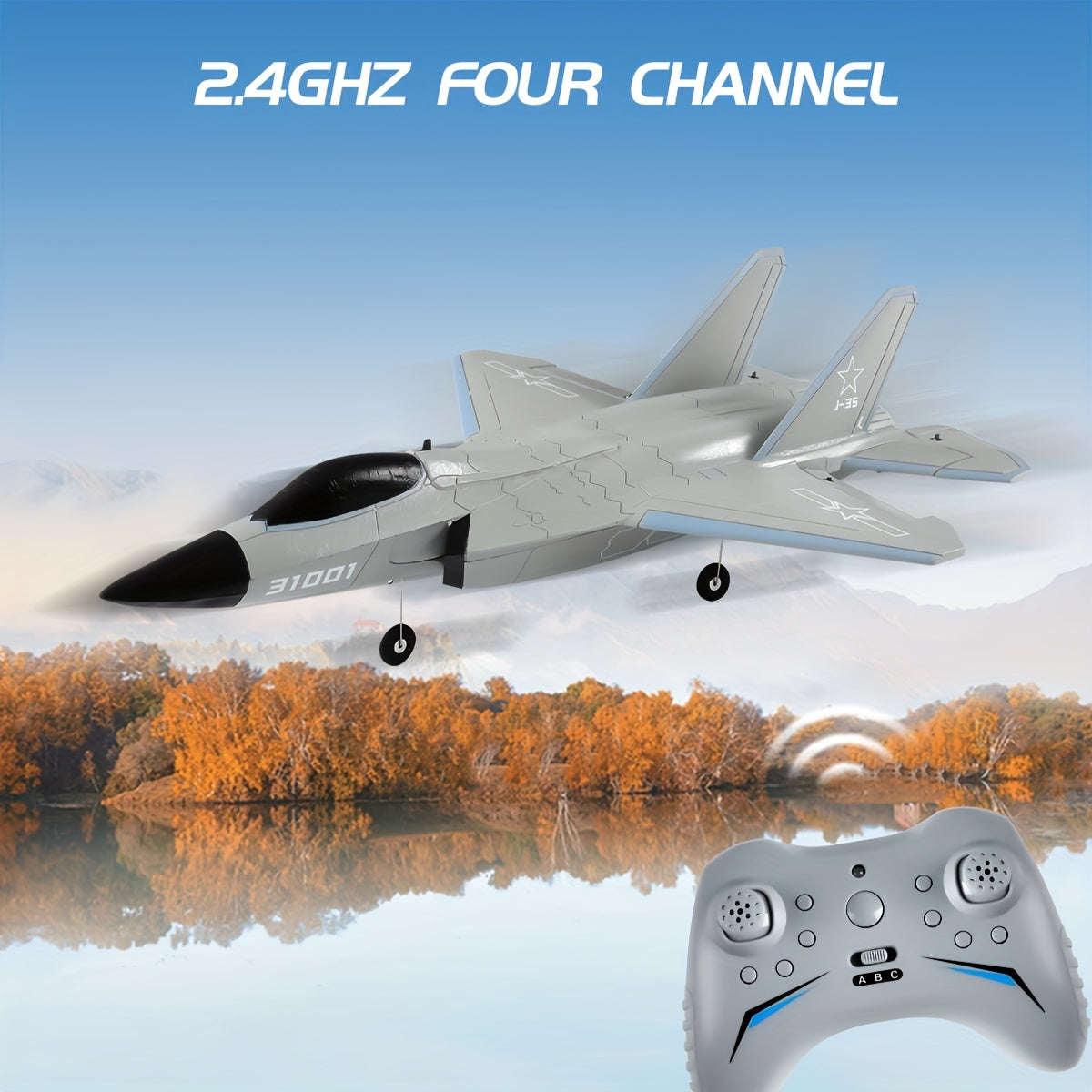 J35 High-Speed RC Fighter Jet Drone