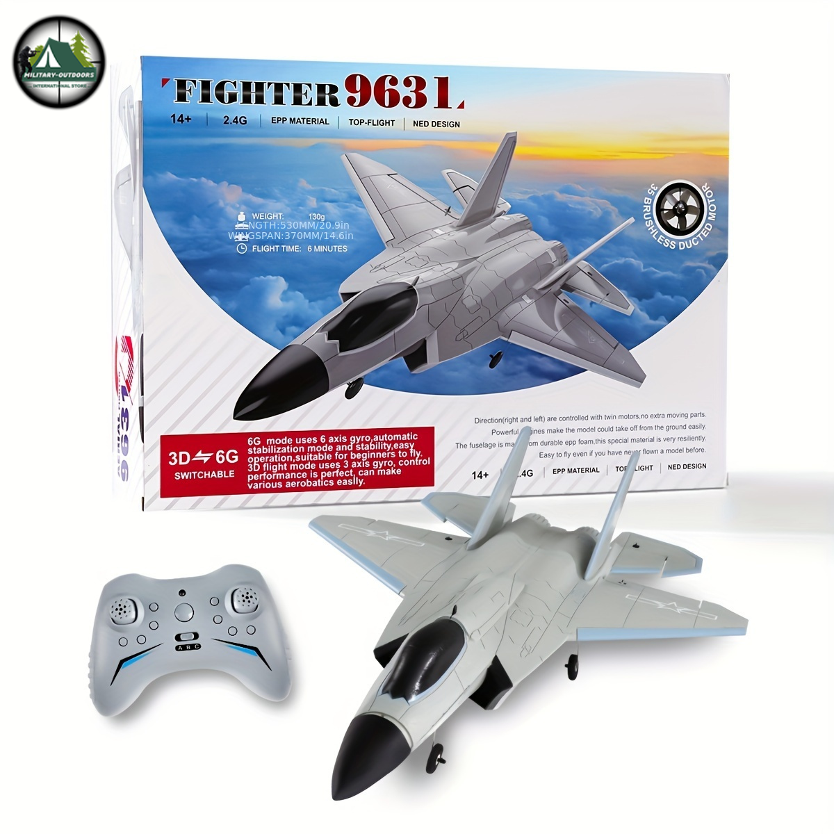 J35 High-Speed RC Fighter Jet Drone