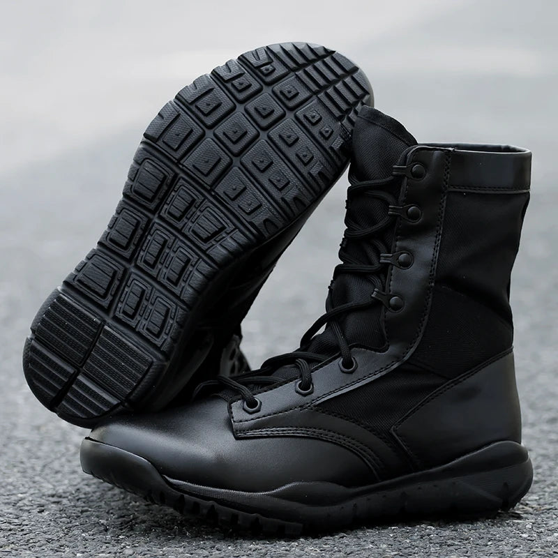 Lightweight Military Black Boots