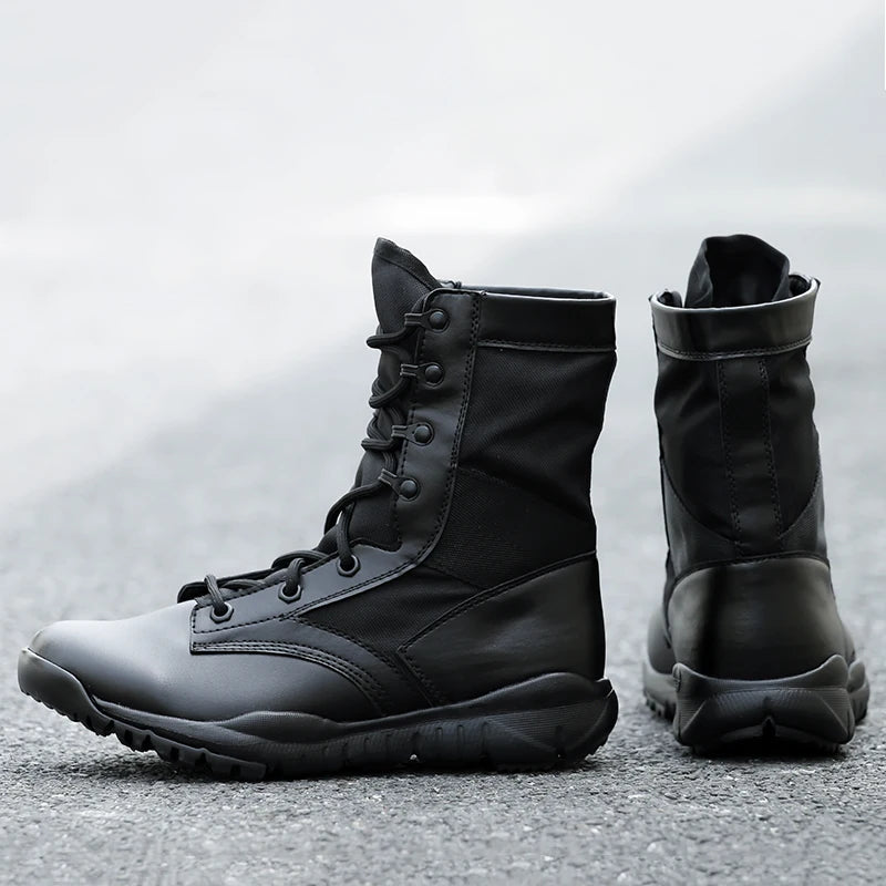 Lightweight Military Black Boots