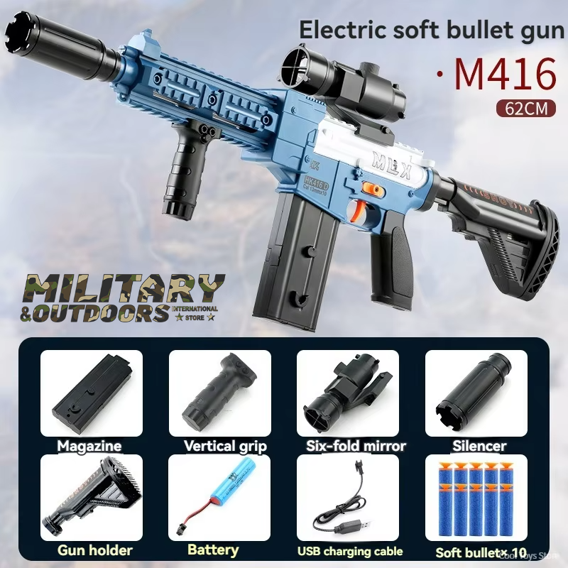 M416 Electric Kids Soft Bullet Toy Gun