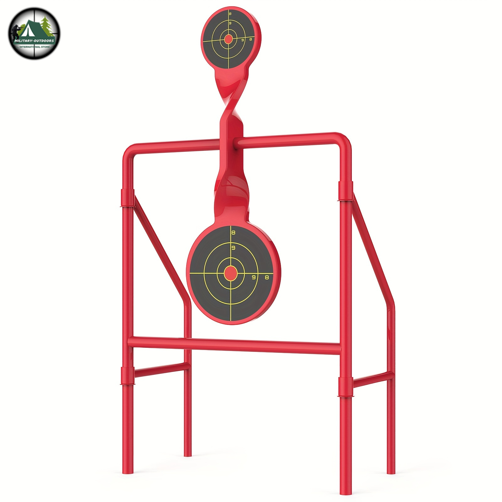 Metal Double Blast Spinner Shooting Target Set