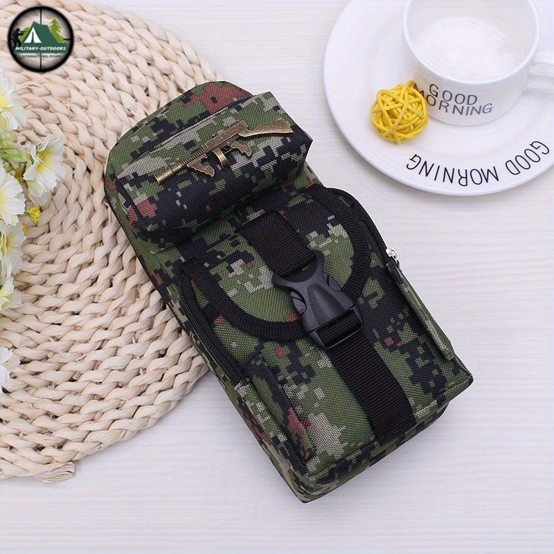 Military-Inspired Camo Pencil Case