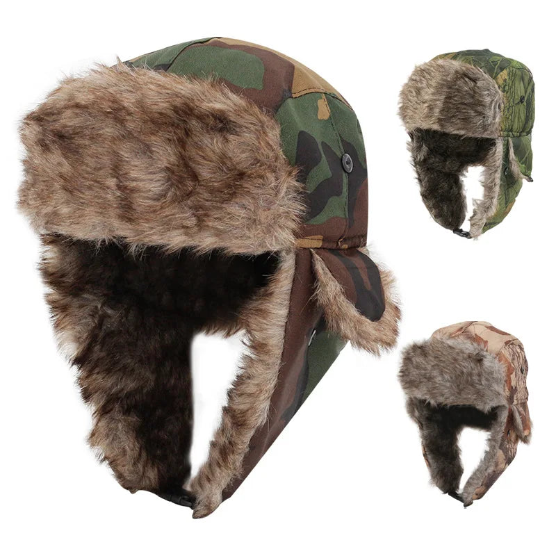 Military Style Russian Aviator Cap