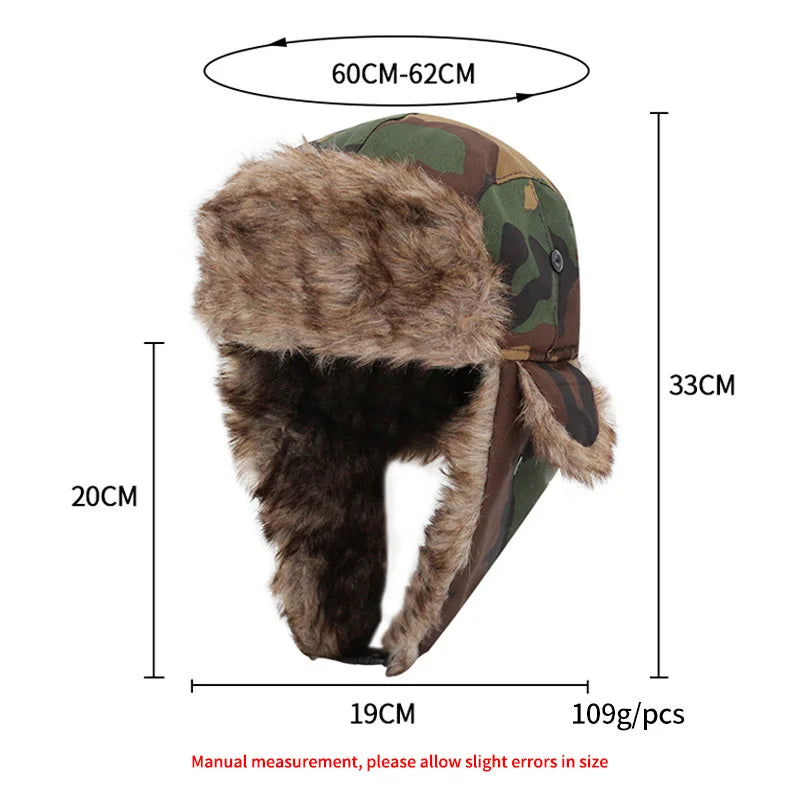 Military Style Russian Aviator Cap