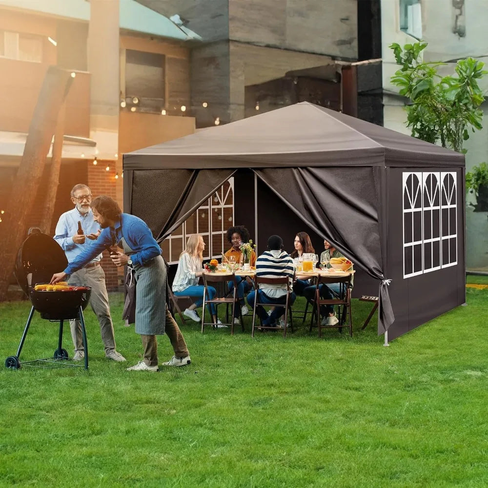 Outdoor Canteen Tent with Removable Sidewalls