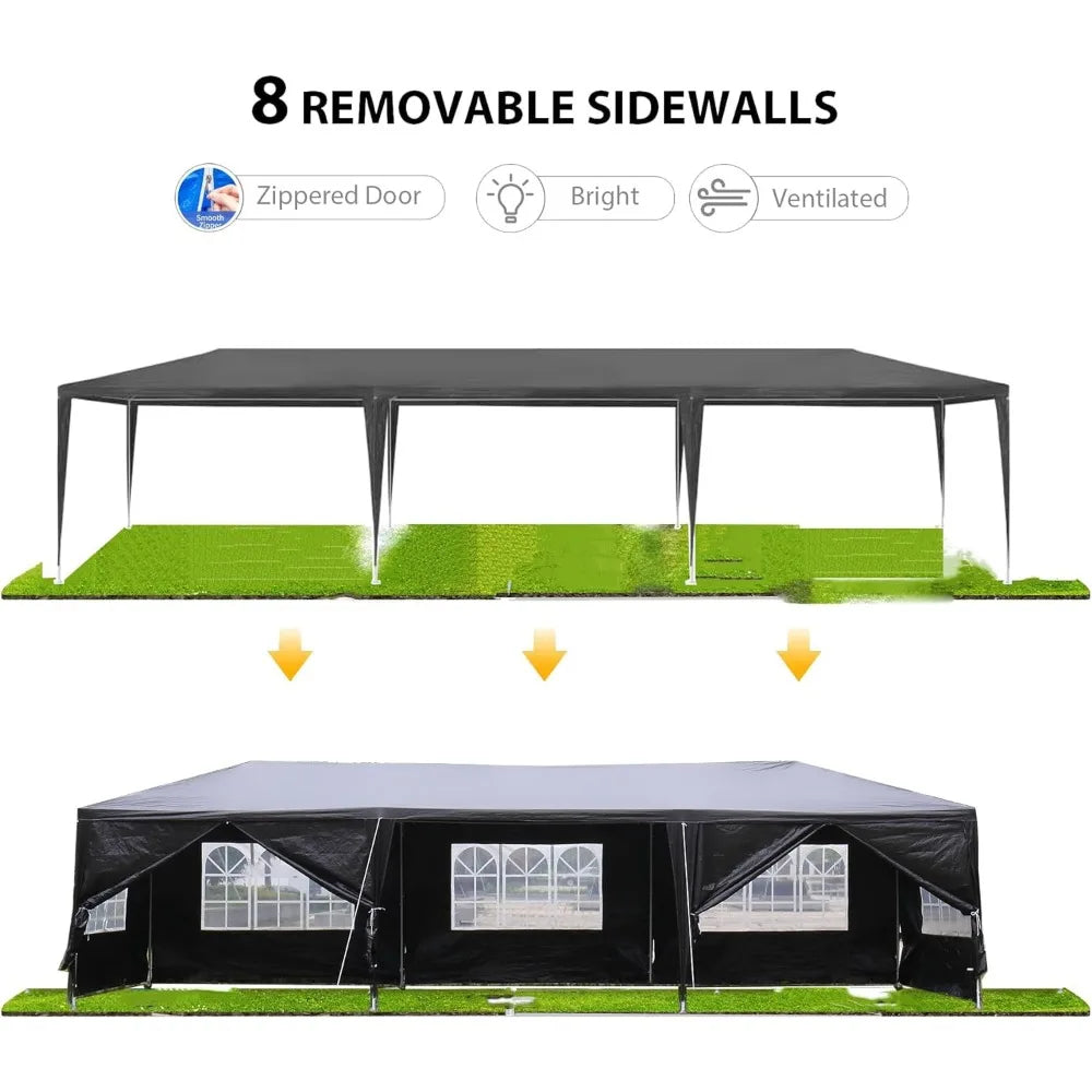 Outdoor Canteen Tent with Removable Sidewalls