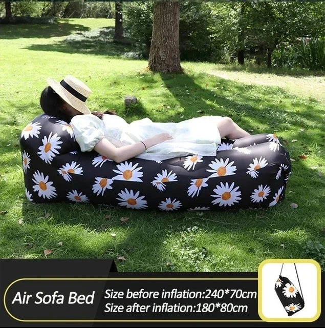 Outdoor Fast Inflatable Air Sofa 240x70cm