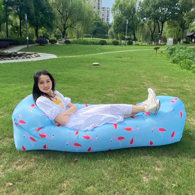 Outdoor Fast Inflatable Air Sofa 240x70cm