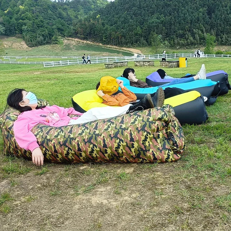 Outdoor Fast Inflatable Air Sofa 240x70cm