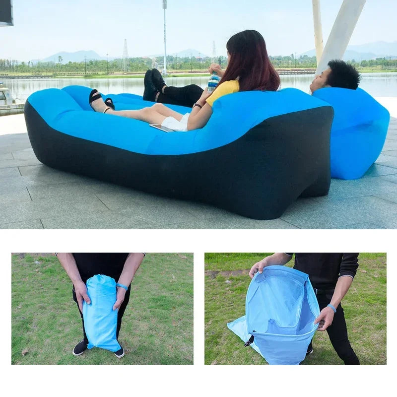 Outdoor Fast Inflatable Air Sofa 240x70cm