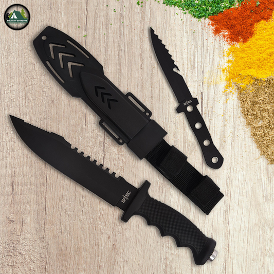 Outdoor Straight Knife Set