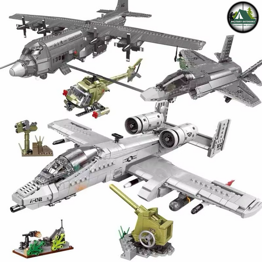 Plane Building Blocks 3D Model Toys