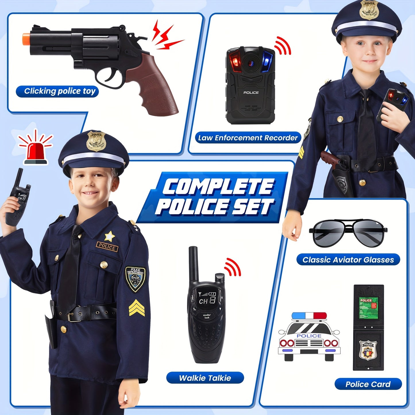 Police Officer Uniform With Play Kit