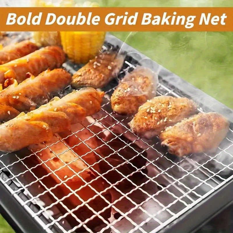 Portable Charcoal Barbecue Grill Set