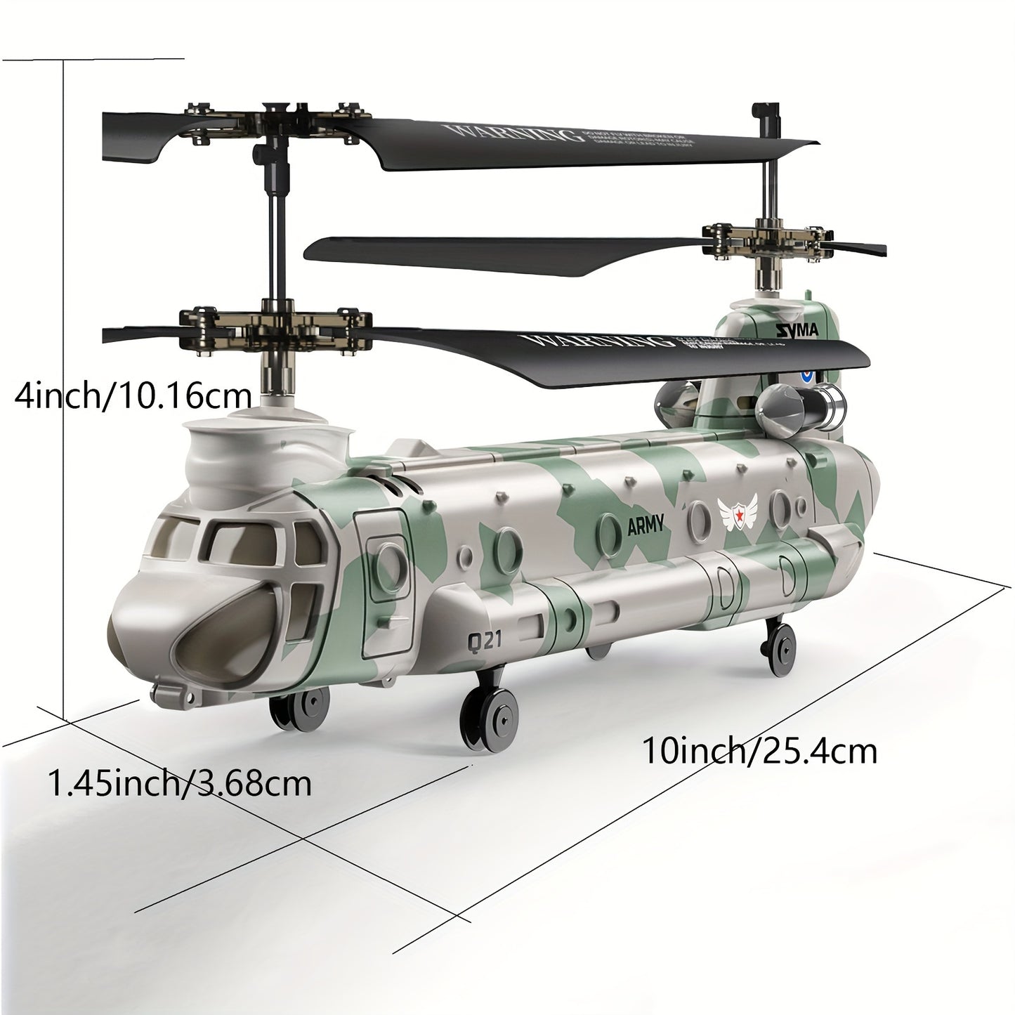 Q21 Dual Propeller Military Transport Helicopter