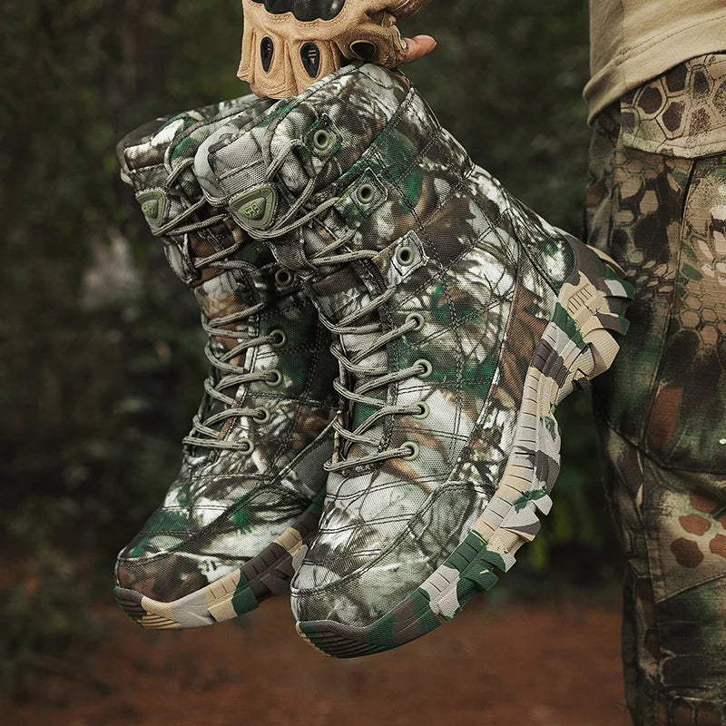 Quality Camouflage Combat Tactical Boots