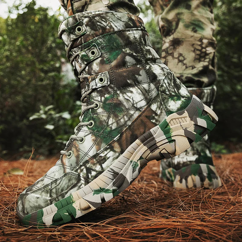 Quality Camouflage Combat Tactical Boots