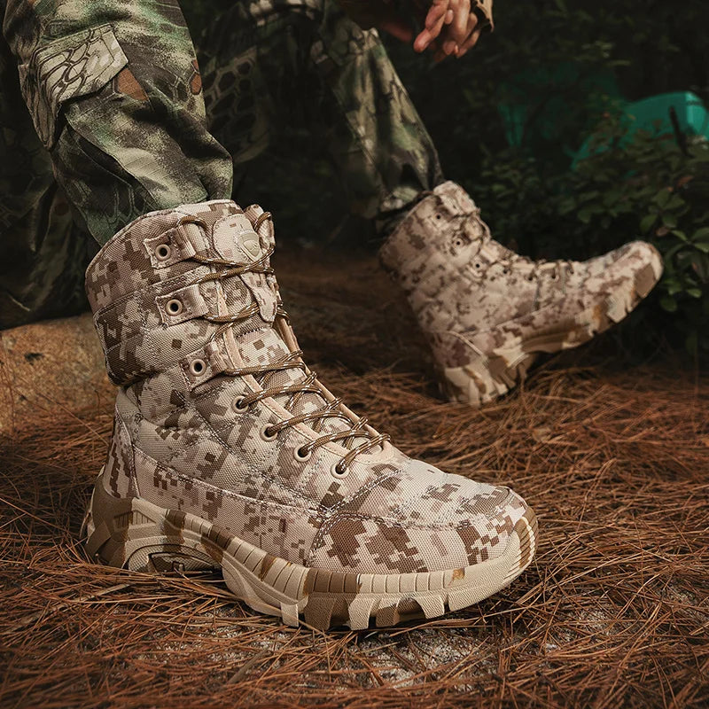 Quality Camouflage Combat Tactical Boots