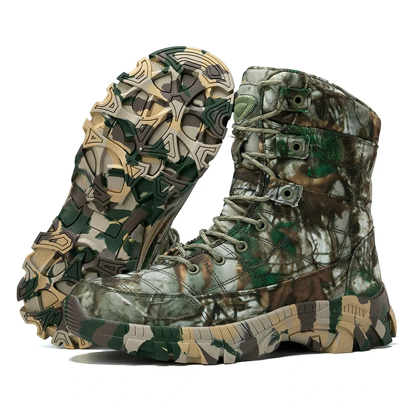 Quality Camouflage Combat Tactical Boots