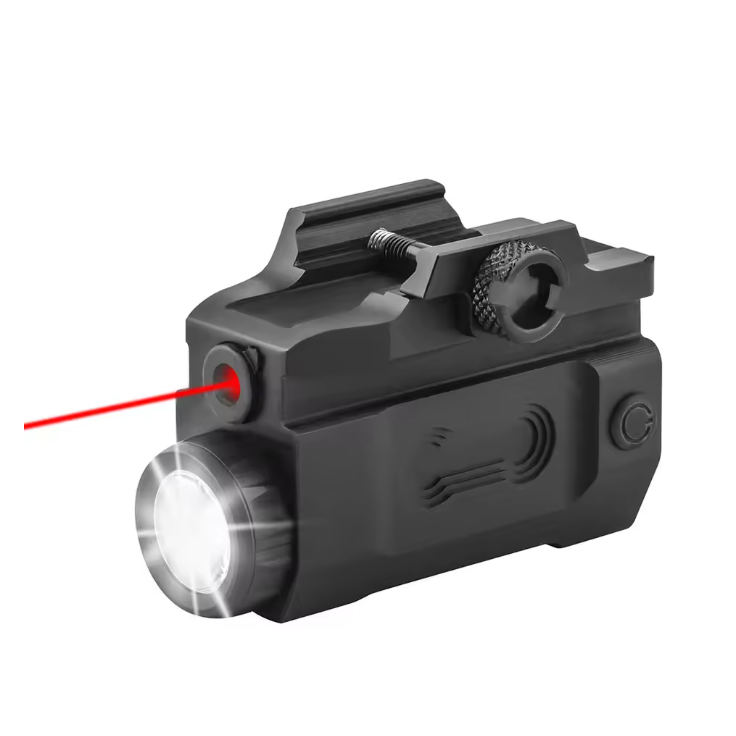 Dual Laser LED Combo Flashlight For 20-21mm Rail