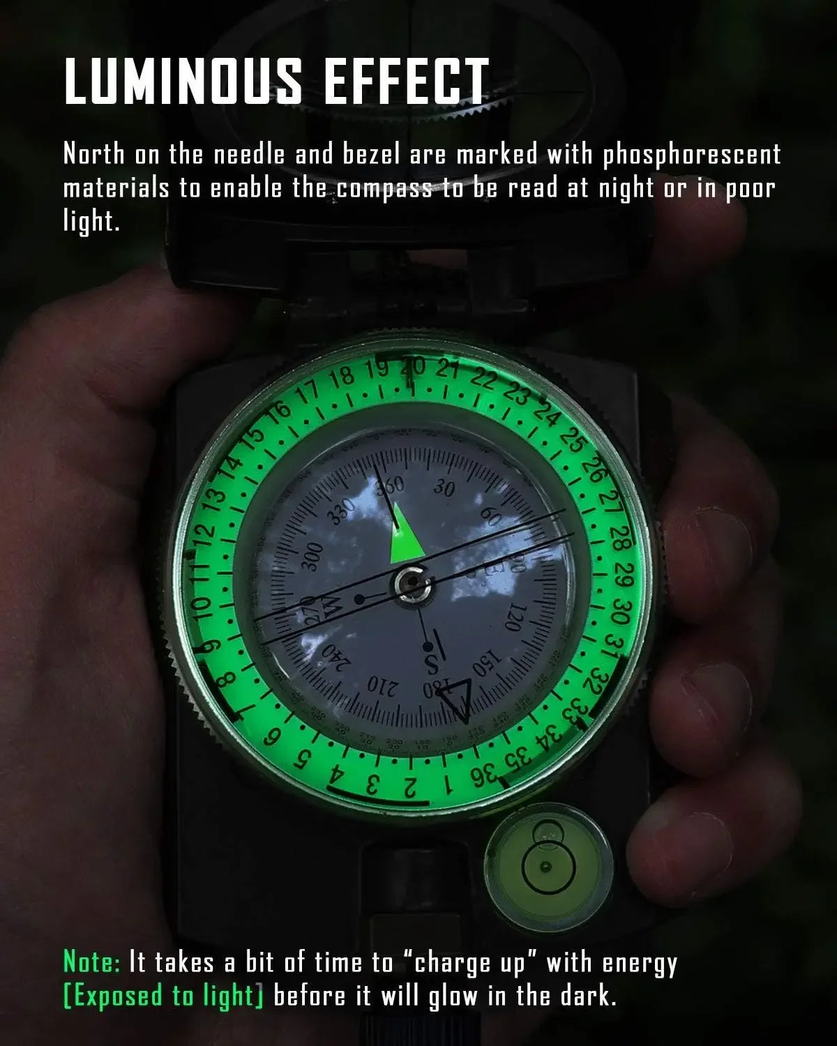 Army Metal Sighting Compass