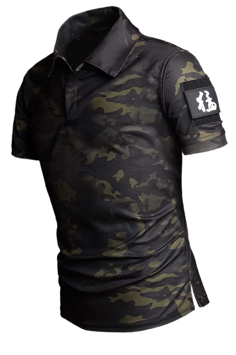 Mens Camo Combat Shirt Short Sleeve