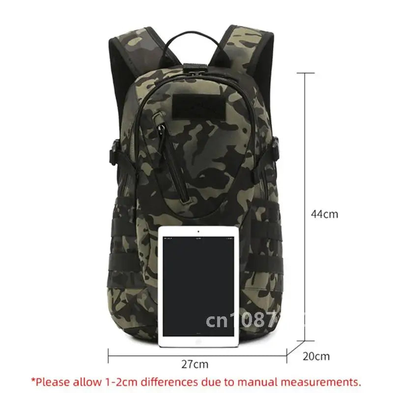 20L Tactical Backpack With USB Function