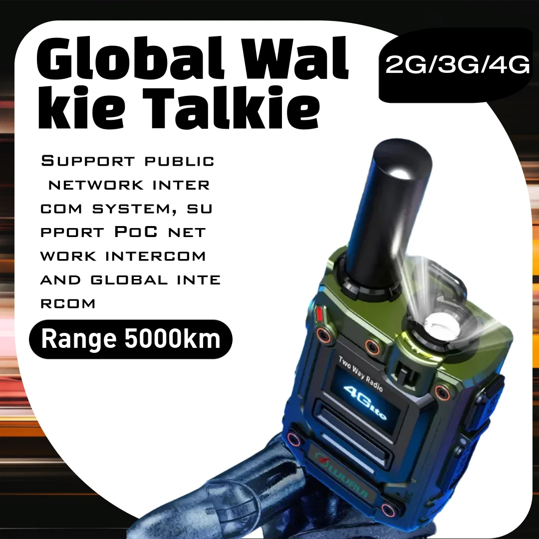 Global Walkie Talkie With Distance Of 5000 Kilometers