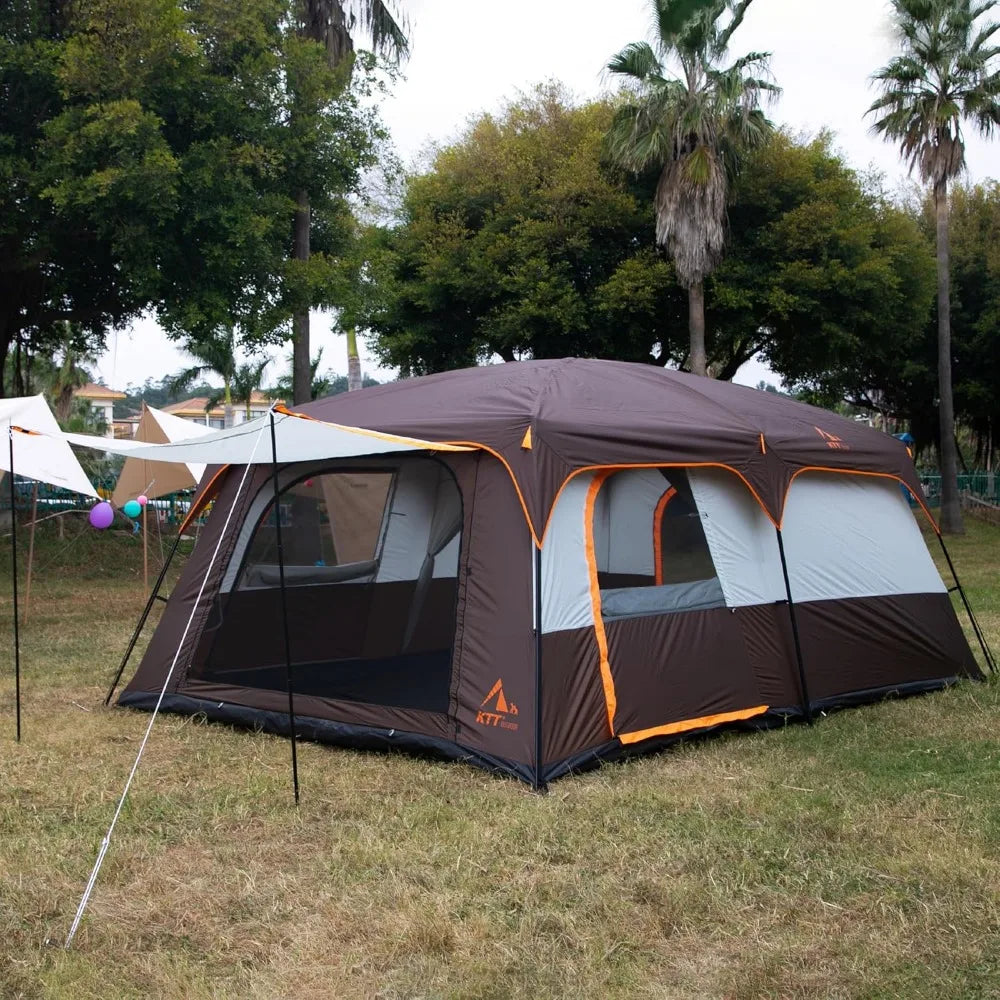 Family Cabin Tent, 2 Rooms (10-14 Persons),