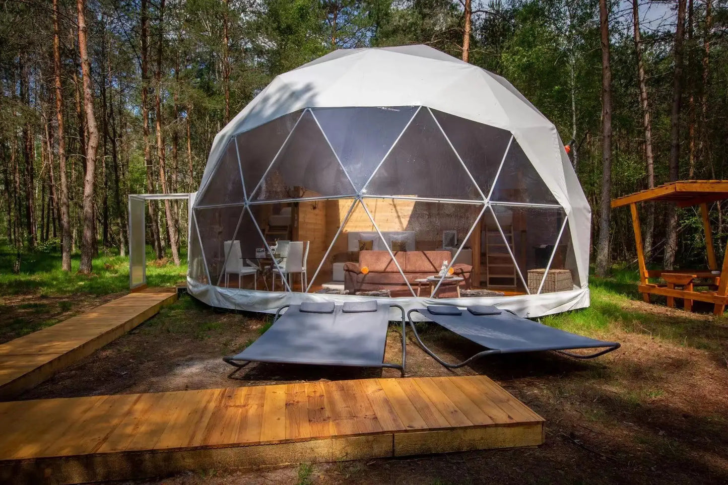 Geodesic Dome Manor Greenhouse Tent