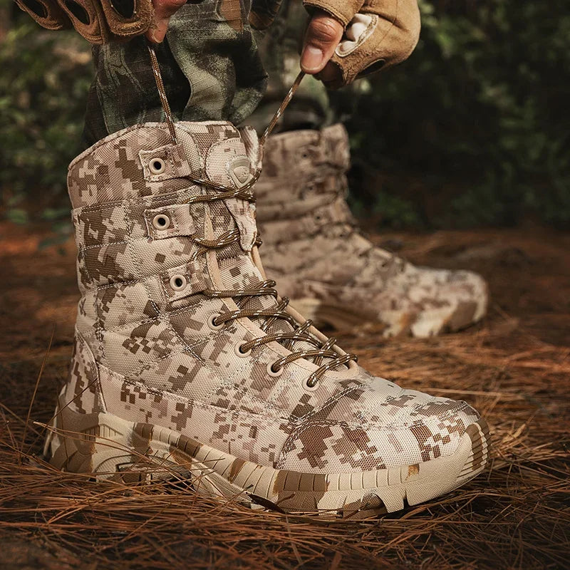 Camouflage Combat Boots (Size 39-47)